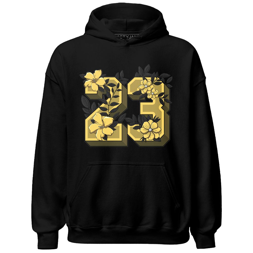 PT Metallic Gold White 12s NastyJamz Hoodie Match 23 Floral