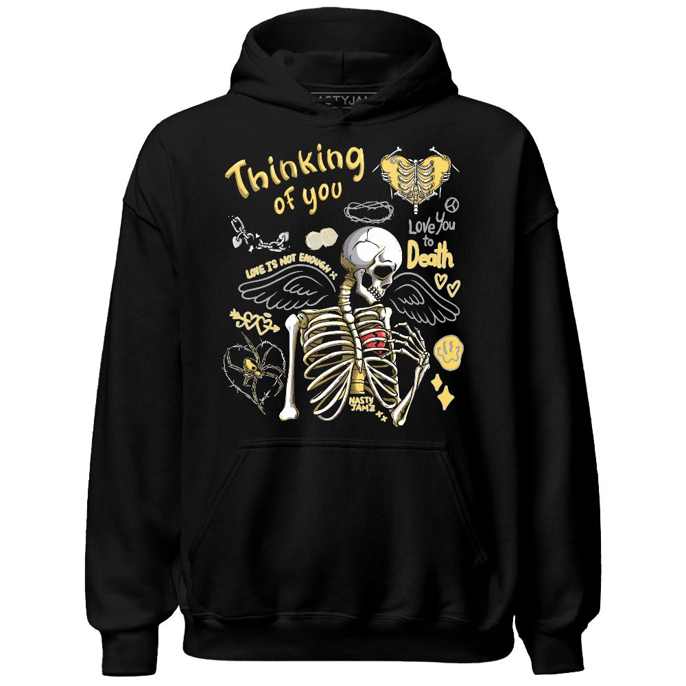 PT Metallic Gold White 12s NastyJamz Hoodie Match Thinking Of You