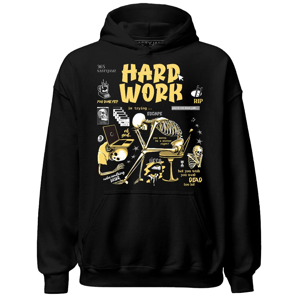 PT Metallic Gold White 12s NastyJamz Hoodie Match Hard Work